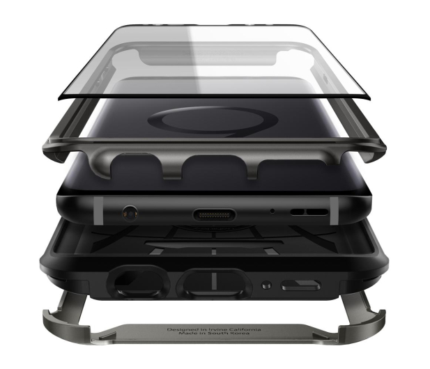 Etui Reventon do Samsung Galaxy S9+ stalowe - 1382456 - zdjęcie 3